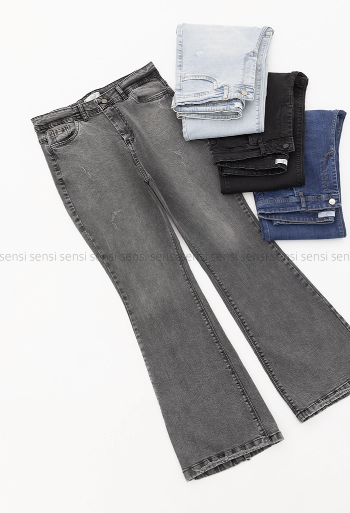 شلوار جین بوت کات کد1005170